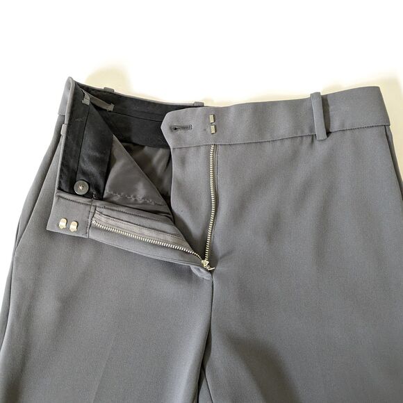 Aritzia Babaton Pant High Rise Slim Fit Flare Leg Trousers Gray Size 4 - Picture 5 of 13